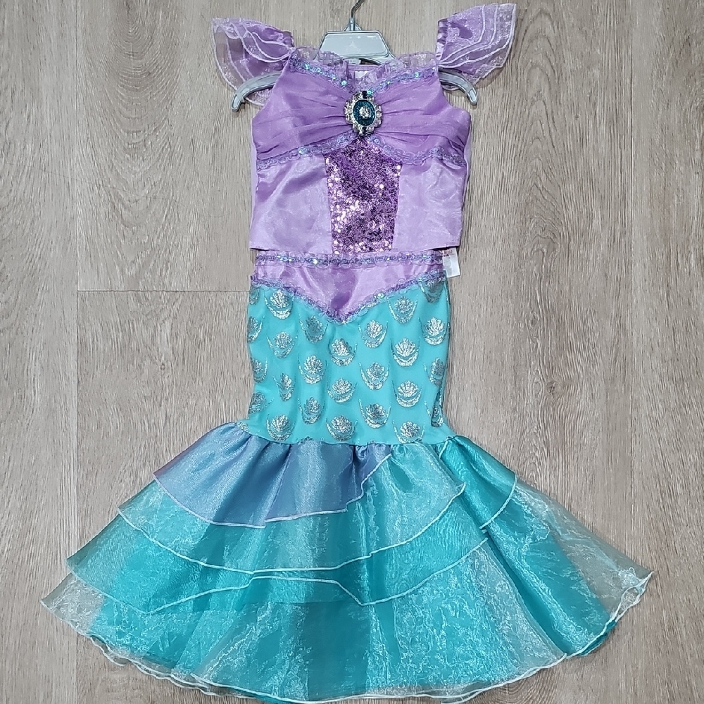 Disney Mermaid Princess Costume SET - Purple and Blue